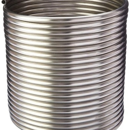 Stainless Steel Pipe Coil - Stainless Steel Standard Size Silver | Tested on Various Quality Standards Industrial Application New Only