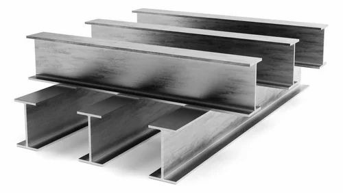 Structural Steel H Beam - Mild Steel 6 m Length Silver | Interior Use H Shape