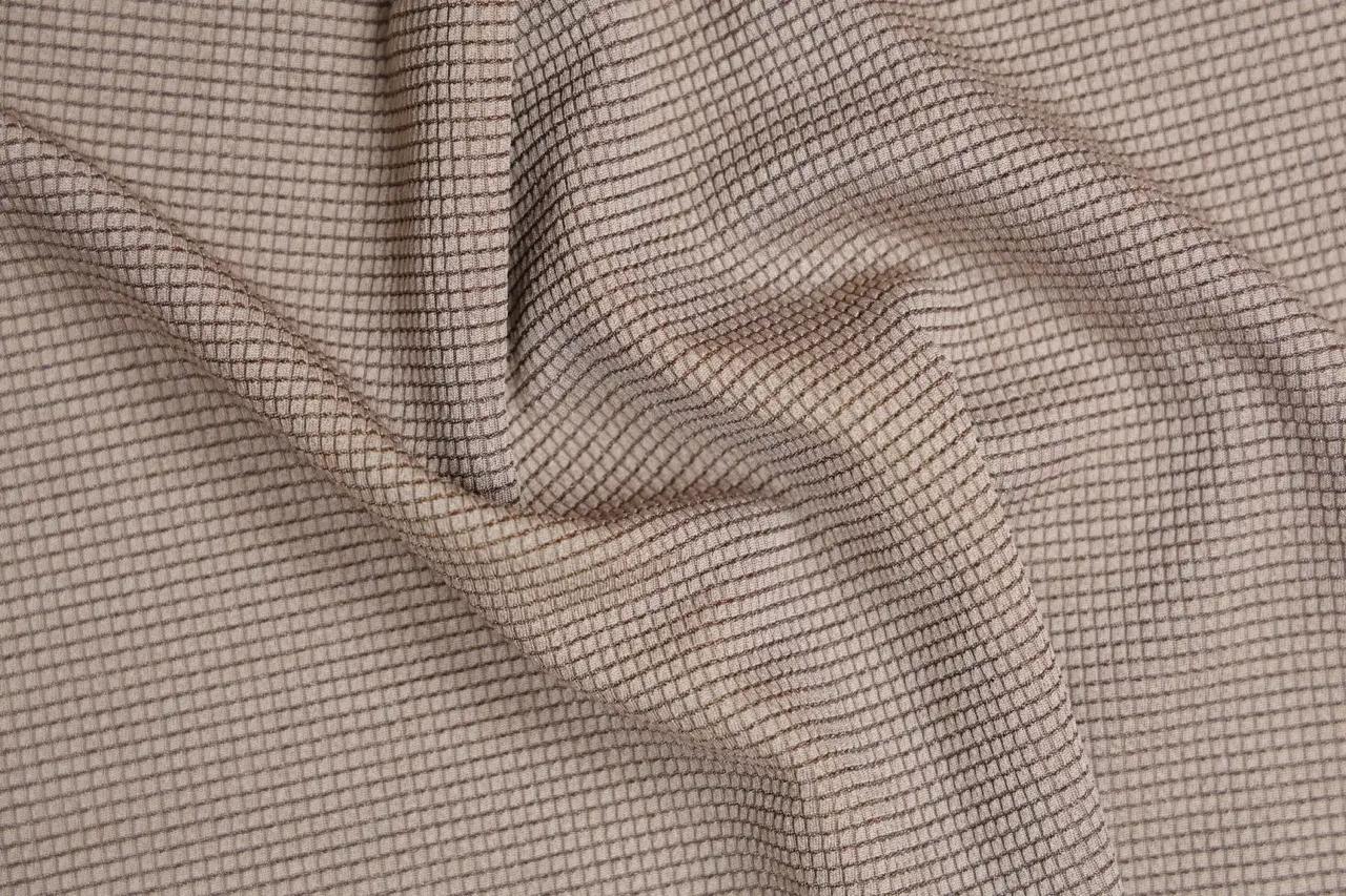 Checks Polyester Lycra Fabric - Width: 60 Inch (In)