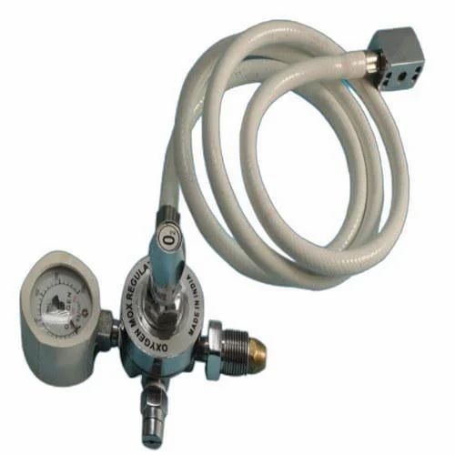 Bulk Cylinder Oxygen Conversion Unit - Mild Steel, White And Silver, Durable | Hospital Use, New Condition