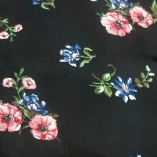Printed Crepe Fabric