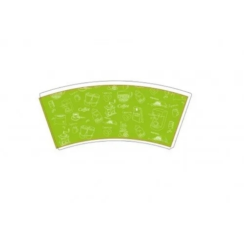 Printed Paper Cup Blank - Standard Size, Various Colors | Lightweight, Printed, Water Resistant, Customizable