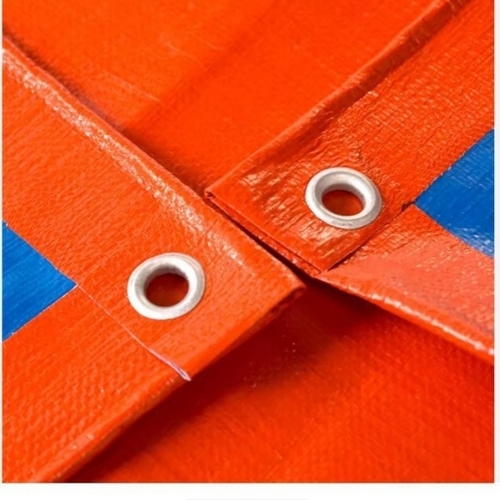 Tent Tarpaulin - Customized Size, Orange | Industrial Application, Camp Tent Usage