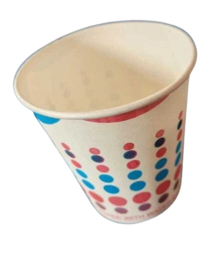 180Ml Disposable Paper Tea Cup - Color: White