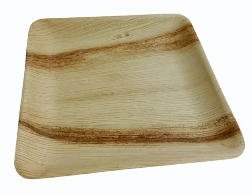 9 Inch Square Areca Leaf Plate