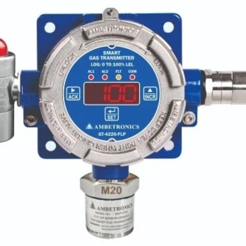 Lpg Gas Detector - Metal & Plastic, Blue & Silver, Automatic Detection | Energy Efficient, Water Resistant, Rust and Corrosion Resistant