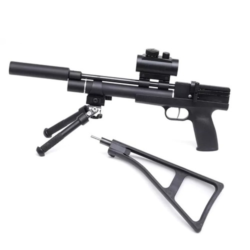  Precihole Pp100 Harpy X3 .177 Cal. Air Pistol Combo With Red Dot, Folding Stock, Bipod