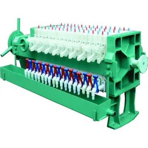 01 Pp Filter Press - Stainless Steel 10-20 Plates Green 300 LPH PLC Control Low Energy Consumption