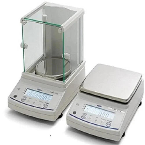 02 Fully Automatic Digital Wensar Weighing Scale - Stainless Steel, 120 mm Pan, White | Good Quality, Laboratory Use