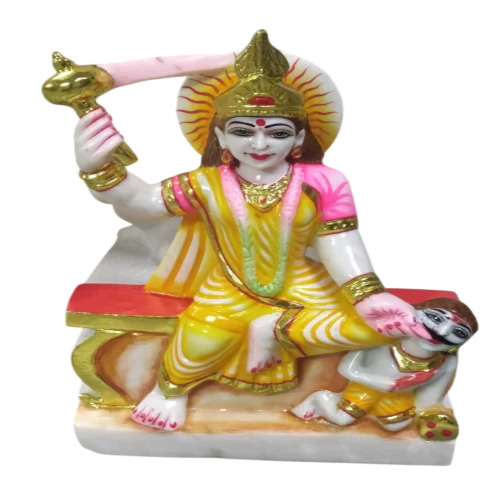 12 Inches To 6 Feet Marble Baglamukhi Mata Devi Statue - White Marble Rectangular Glossy | Handcrafted Religious Pooja Idol