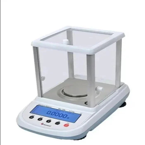 200 Gm Analytical Balance Kab2l - Stainless Steel, 80mm Pan Size, White | Industrial Use, 50 Hz Frequency, Accuracy 0.0001 gm
