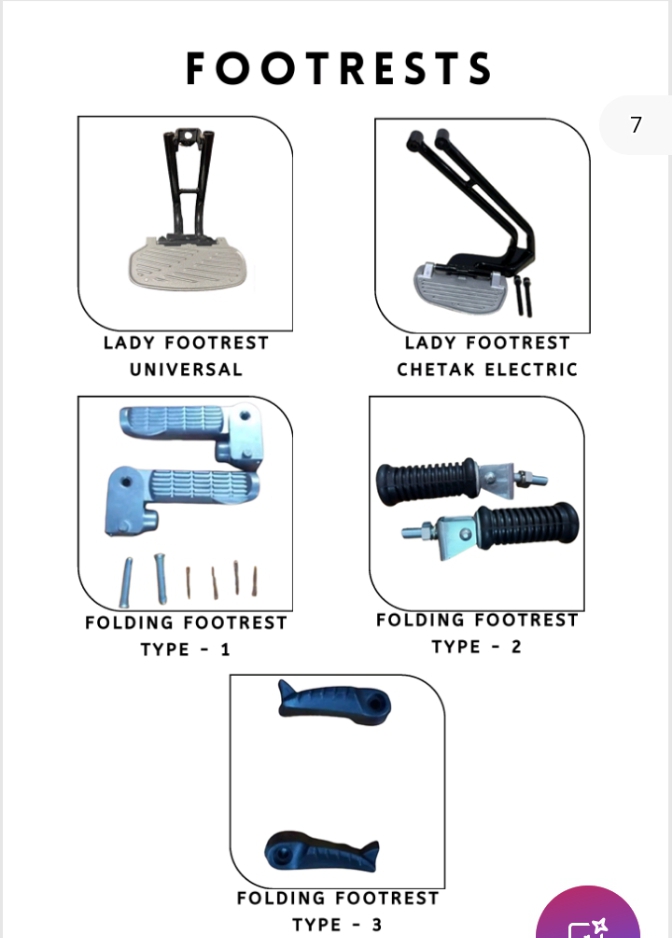 Electric Scooter Foot Rest - Durable Material, Anti-Slip Surface, Comfortable Support, Easy Installation