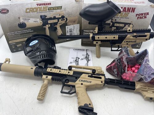 Genuinely Arrival Tippmann Cronus Paintball Marker Gun Black 17 X 13.2 X 3.3 Inches