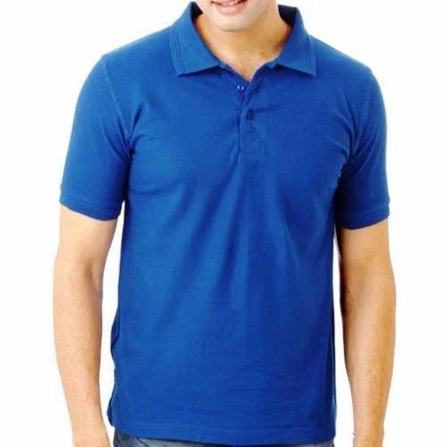 Mens Blue Color T Shirt