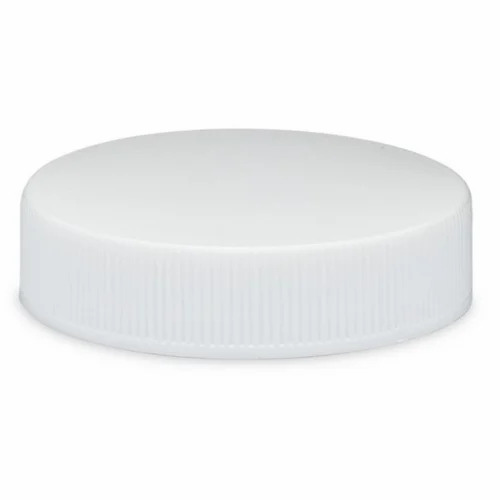 White Plastic Bottle Screw Cap