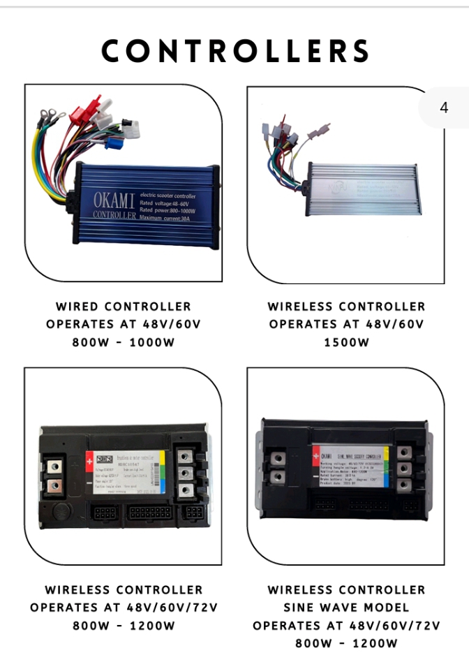 Wireless Smart Controllers - Application: E-Scooter