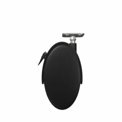 35 Mm Air Cooler Caster Wheel - Plastic, 2 Inch, Black | Crack Resistant, Corrosion Resistant, Lightweight, Round Shape