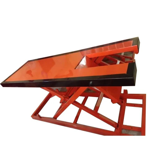 Adjustable Height Hydraulic Scissor Lift - Capacity: 1 T/Hr