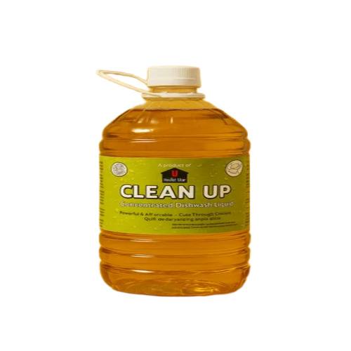 Dishwash Liquid 5 L - Liquid, Yellow | Lemon Fresh, Residue Free