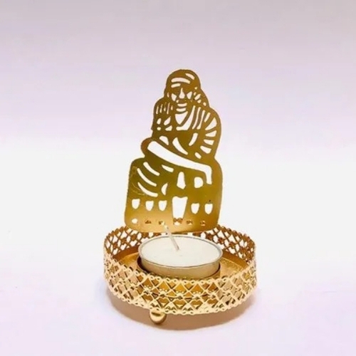 Hh 66 sai baba tea light candle holder