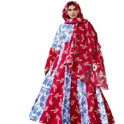 Ladies Printed Abaya - Various Colors, Ethnic Dress, Anti Wrinkle | Comfortable, Gift Friendly