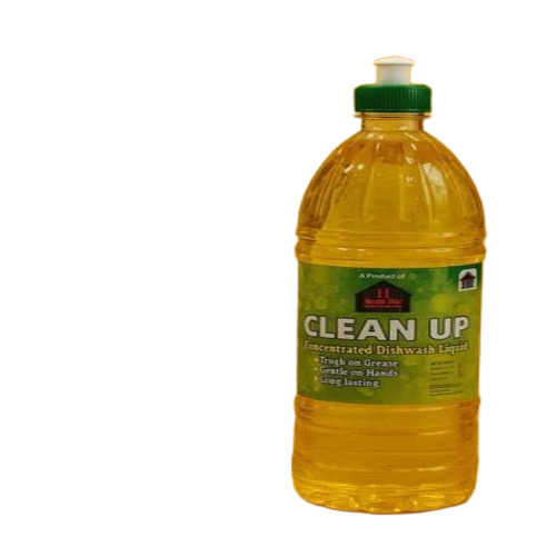 Lemon Dishwash Liquid - Liquid, Yellow | Lemon Fragrance, Basic Cleaning, Residue Free