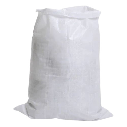 Plain Pp Woven Sack Packaging Bag - PP, 10 kg, White | Water Proof, Eco Friendly, Fine Finish, Food Grade