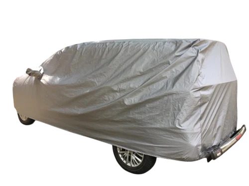 Polyester Fabric Grey All Whether Protected Car Body Cover