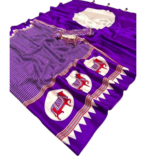 Ajrakh Saree