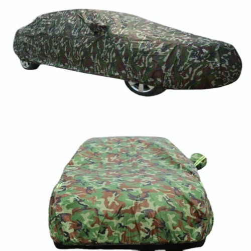 Rainproof Polyester All Weather Protected Camouflage Car Cover - Multicolor