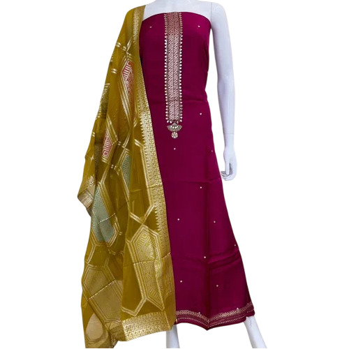 Red & Yellow Indian Ladies Designer Suits