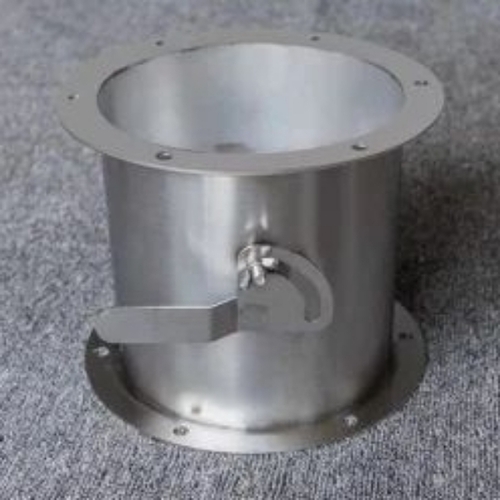 Round Damper With Flange On Both Side