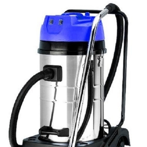 Vacuum Cleaners - Metal, Standard Size, Blue Silver Black, 220V, Dry and Wet, Easy Install, On/Off Brushroll