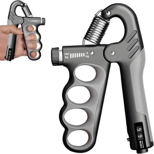 Adjustable Hand Gripper - Metal Steel, Standard Size, Multi Color | Ergonomic Handle, Adjustable Resistance, Portable, Non-Slip Wrist Support