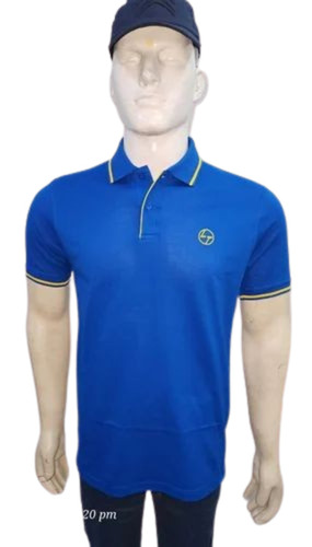 Blue Men Half Sleeve Promotional T- Shirt