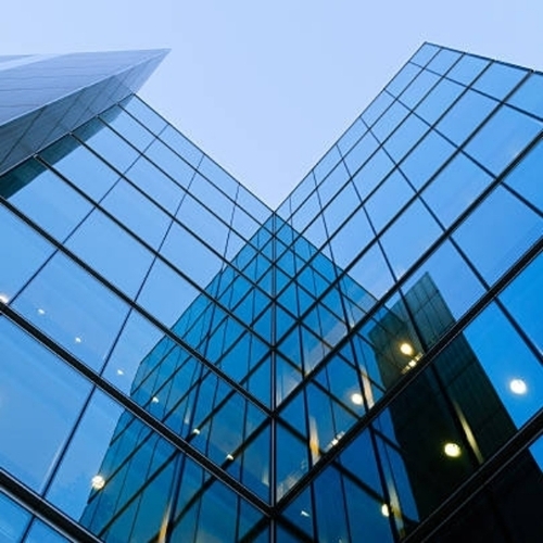 Building Glass - Glass Square, Blue | Transparent, Scratch Resistant, Heat & UV Resistant, Shatter Resistant