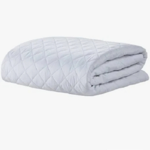 Cotton And Polyester Mattress Cover - Full Size White, Soft Foam Mattress | Breathable, Stretchable, Wrinkle Resistant, Washable