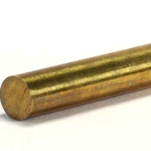 Is319 Hot Rolled Brass Round Rod - Brass Material, Industrial Size, Brass Color | High Strength, Corrosion Resistant, Smooth Finish