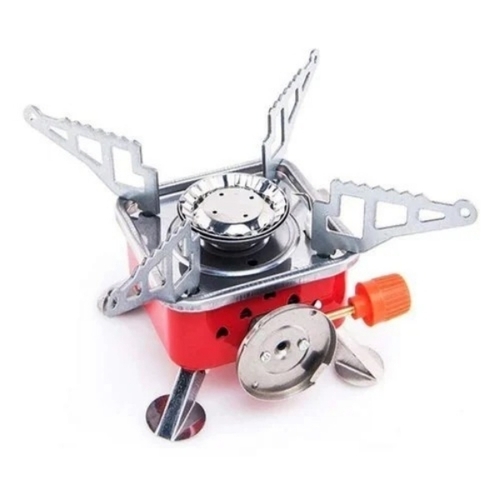 Portable Card Type Stove - Metal, Standard Size, LPG Gas, 1 Burner | Compact, Lightweight, Energy Efficient, Heat Resistant