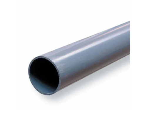 Round Grey PVC Plumbing Pipes - 4 Inch 6m Sol Fit | Structure Pipe, Pipe Fittings, 4 Kg/sqcm Pressure