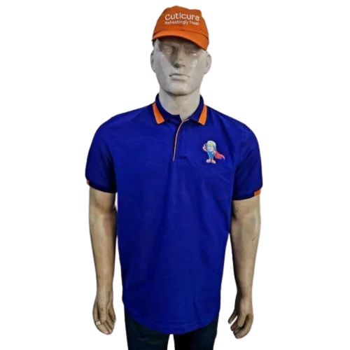 Royal Blue Men Half Sleeve Promotional T Shirt