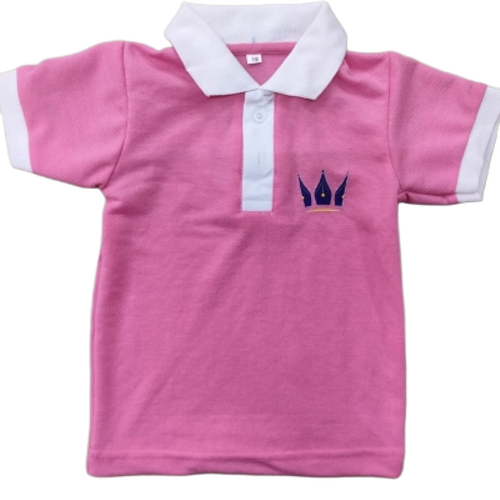 School T Shirts - Soft Fabric, Classic Polo Collar, Multicolor | Comfortable, Washable, No Fade, Durable Stitching