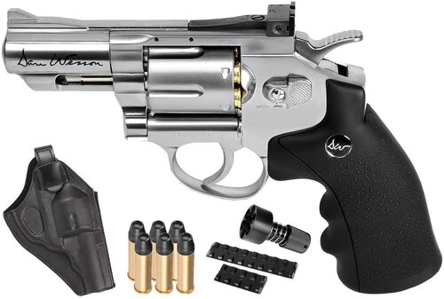ASG Dan Wesson 2.5 Airsoft Revolver Co2 in Steel Grey