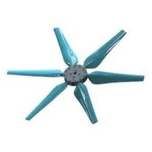 Cooling Tower FRP Fan - FRP Material Green 6 Blades 220-240V | Corrosion Resistant Lightweight Durable Low Noise