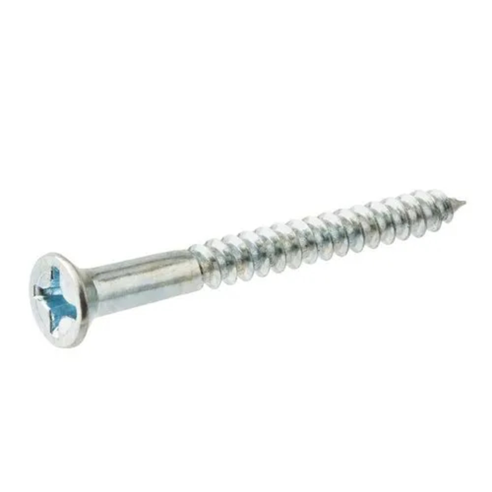 Csk Wood Screw - Color: Silver