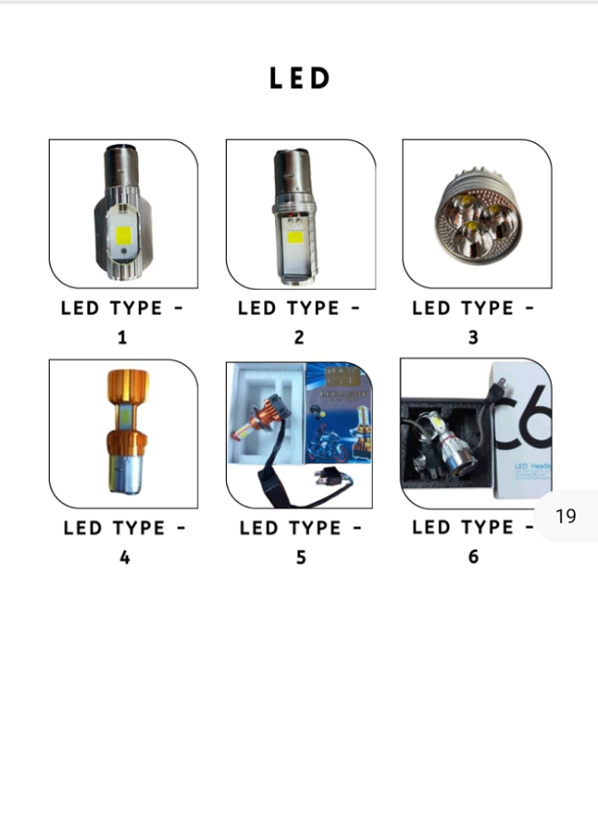Electric Scooter LED Light - Aluminium Housing & Glass, Standard Size | Bright Clear Illumination, Low Power Consumption, Durable Design