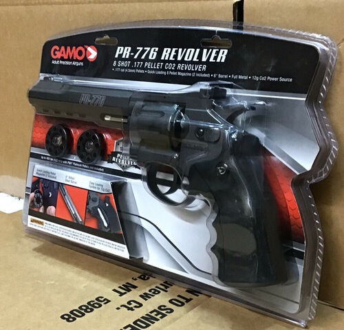 Gamo PR-776 Co2 Revolver .177 Air Pistol CO2 Pellet