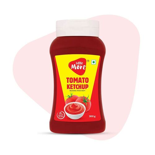 Little More Tomato Ketchup - Packet, 300g | Tasty, Sour Flavor, 9 Months Shelf Life