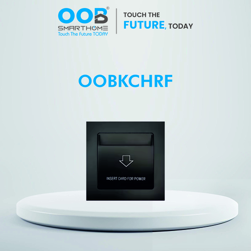 Nubee Hotel Automation Key Card Oobkchrf - ABS Plastic Black 50 Hertz 1 Year Warranty