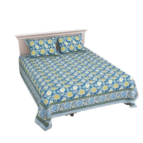 Printed Cotton Double Bed Sheet